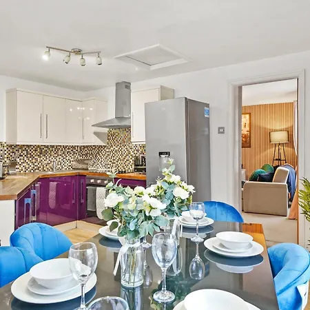דירה Stylish Penthouse On Harbourside בריסטול